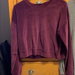 Sweater crop top